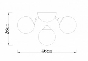 Потолочная люстра Arte Lamp Fobos A2704PL-5SG в Невьянске - nevyansk.mebel24.online | фото 3