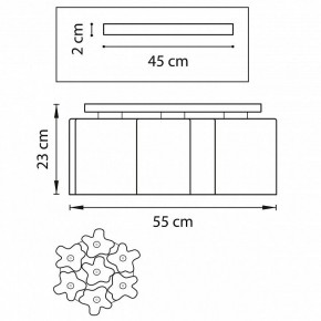 Потолочная люстра Lightstar Nubi 802073 в Невьянске - nevyansk.mebel24.online | фото 2