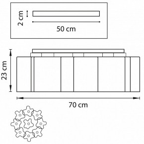 Потолочная люстра Lightstar Nubi 802097 в Невьянске - nevyansk.mebel24.online | фото 2