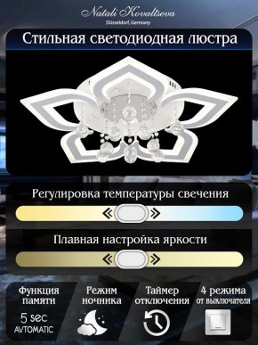 Потолочная люстра Natali Kovaltseva Cascade LED LAMPS 81159 в Невьянске - nevyansk.mebel24.online | фото 7