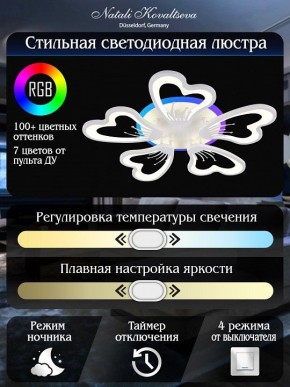 Потолочная люстра Natali Kovaltseva Hugo LED LAMPS 81133 в Невьянске - nevyansk.mebel24.online | фото 6