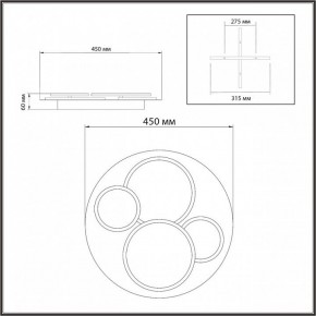 Потолочная люстра Sonex Pine 7734/60L в Невьянске - nevyansk.mebel24.online | фото 9