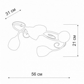 Потолочная люстра Vitaluce V3269 V3269-3/4PL в Невьянске - nevyansk.mebel24.online | фото 2