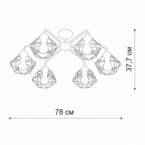 Потолочная люстра Vitaluce V42580 V42580-1/6PL в Невьянске - nevyansk.mebel24.online | фото 2