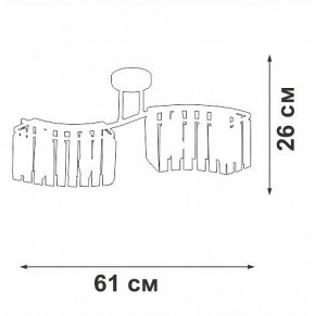 Потолочная люстра Vitaluce V5884 V5884-0/4PL в Невьянске - nevyansk.mebel24.online | фото 4