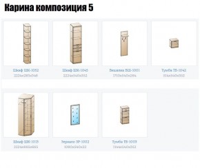 Прихожая Карина (модульная) в Невьянске - nevyansk.mebel24.online | фото 2