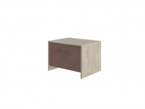 PROxSON Тумба Varna (ЛДСП+ткань Бунратти/Tesla Брауни) 51x40 в Невьянске - nevyansk.mebel24.online | фото
