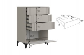 РИЧ Гостиная (модульная) кашемир в Невьянске - nevyansk.mebel24.online | фото 6