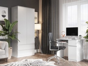 Шкаф 2-ств. с 2 ящиками "Бьянко" в Невьянске - nevyansk.mebel24.online | фото 4