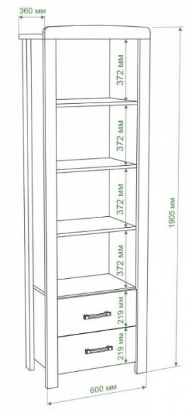 Шкаф для белья Бартоло ВТД-ГФ в Невьянске - nevyansk.mebel24.online | фото 2