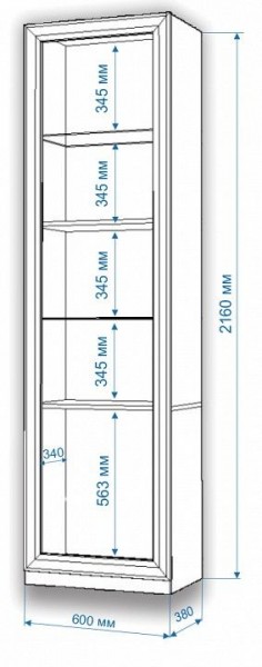 Шкаф для белья Нобиле ВтВ-ФГД-ФГК в Невьянске - nevyansk.mebel24.online | фото 3