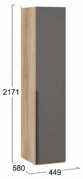Шкаф для белья Порто СМ-393.07.001 в Невьянске - nevyansk.mebel24.online | фото 3