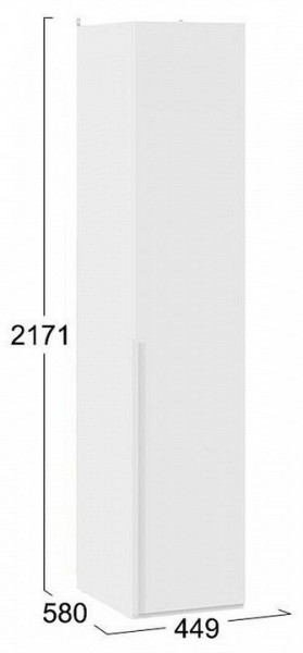 Шкаф для белья Порто СМ-393.07.001 в Невьянске - nevyansk.mebel24.online | фото 4