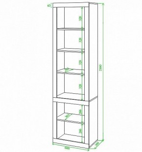 Шкаф для белья Toivo ВтВ-ФГ в Невьянске - nevyansk.mebel24.online | фото 2