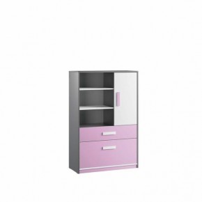 Шкаф книжный Кэнди КШ-2 Лаванда в Невьянске - nevyansk.mebel24.online | фото
