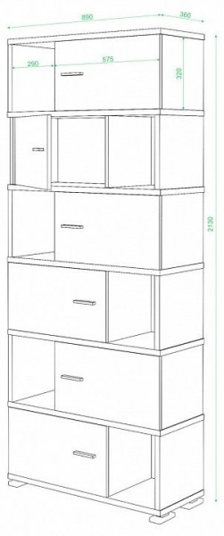 Шкаф комбинированный Домино СБ-30/6 в Невьянске - nevyansk.mebel24.online | фото 2
