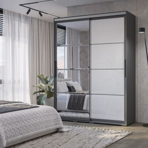 Шкаф-купе Крафт-6 1.6 м ШКК-06 (графит) в Невьянске - nevyansk.mebel24.online | фото