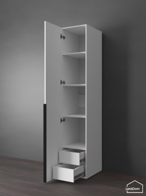 Шкаф Linnea MHR-1-3 2050х400х510 (Белый-М 11.1.2) в Невьянске - nevyansk.mebel24.online | фото 6