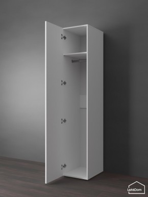 Шкаф Linnea MHR-1PO 2050х400х510 (Белый-М 11.1.1) в Невьянске - nevyansk.mebel24.online | фото 4