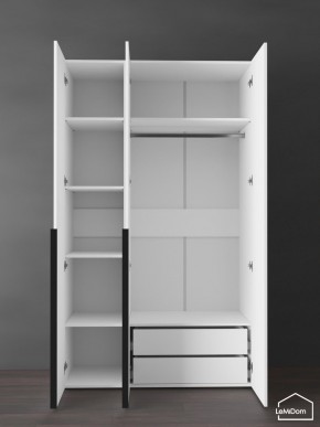 Шкаф Linnea MHR-3-2 2050х1200х510 (Белый-М 11.1.2) в Невьянске - nevyansk.mebel24.online | фото 5