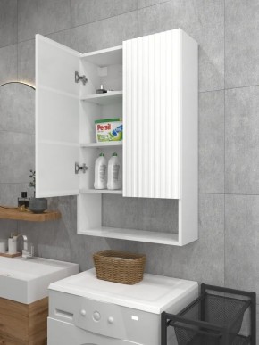 Шкаф навесной для ванной MH22-MA 600х960 (Белый-М 10.1.1) Белый глянец в Невьянске - nevyansk.mebel24.online | фото 3