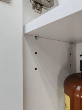 Шкаф навесной для ванной MH22-MA 600х960 (Белый-М 10.1.1) Белый глянец в Невьянске - nevyansk.mebel24.online | фото 7