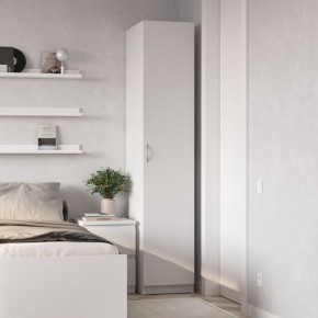 Шкаф ПЕГАС однодверный, цвет белый в Невьянске - nevyansk.mebel24.online | фото 4