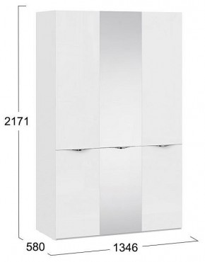 Шкаф платяной Глосс СМ-319.07.432 в Невьянске - nevyansk.mebel24.online | фото 4