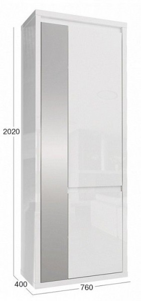 Шкаф платяной Норден СТЛ.413.01 в Невьянске - nevyansk.mebel24.online | фото 3