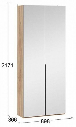 Шкаф платяной Порто СМ-393.07.224 в Невьянске - nevyansk.mebel24.online | фото 4