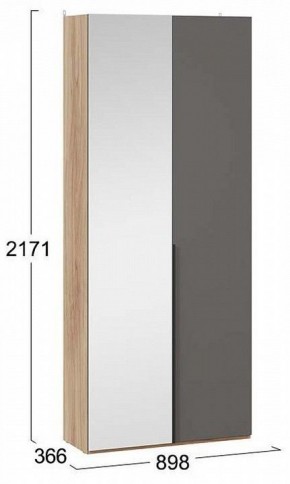 Шкаф платяной Порто СМ-393.07.225 в Невьянске - nevyansk.mebel24.online | фото 3