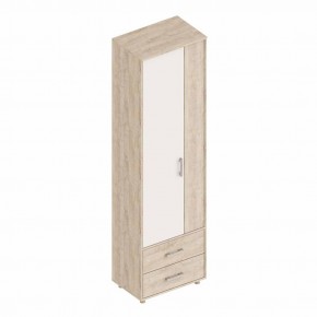 ГРАФ Шкаф 2-х створчатый с 2 ящиками (перламутр) в Невьянске - nevyansk.mebel24.online | фото