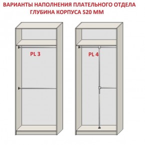 Шкаф распашной серия «ЗЕВС» (PL3/С1/PL2) Серый камень/Небраска натуральный в Невьянске - nevyansk.mebel24.online | фото 10