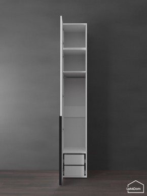 Шкаф с антресолью Linnea MHR-1A-3 2450х400х510 (Белый-М 11.1.2) в Невьянске - nevyansk.mebel24.online | фото 5