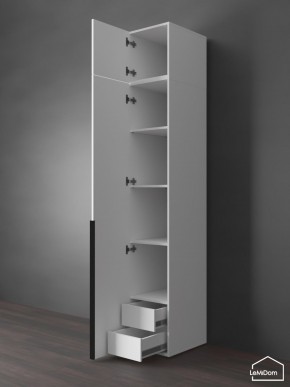 Шкаф с антресолью Linnea MHR-1A-4 2450х400х510 (Белый-М 11.1.2) в Невьянске - nevyansk.mebel24.online | фото 5