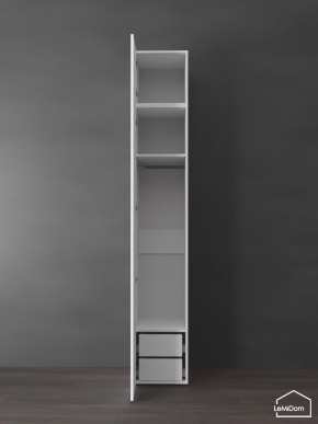 Шкаф с антресолью Linnea MHR-1POA-3 2450х400х510 (Белый-М 11.1.1) в Невьянске - nevyansk.mebel24.online | фото 5