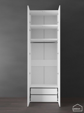 Шкаф с антресолью Linnea MHR-2POA-3 2450х800х510 (Белый-М 11.1.2) в Невьянске - nevyansk.mebel24.online | фото 5