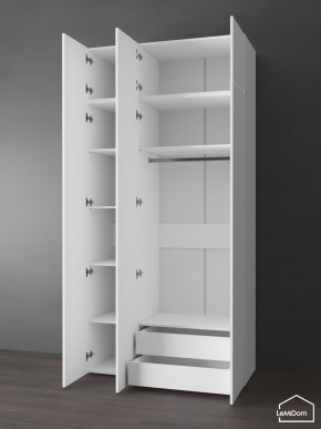 Шкаф с антресолью Linnea MHR-3POA-2 2450х1200х510 (Белый-М 11.1.1) в Невьянске - nevyansk.mebel24.online | фото 5
