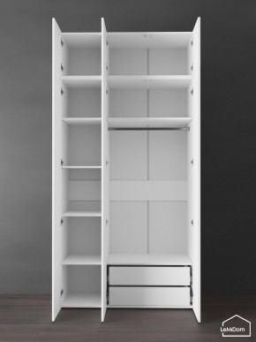 Шкаф с антресолью Linnea MHR-3POA-2 2450х1200х510 (Белый-М 11.1.2) в Невьянске - nevyansk.mebel24.online | фото 6