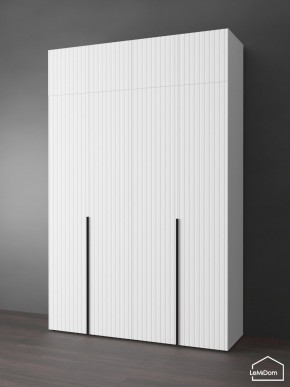 Шкаф с антресолью Linnea MHR-4A-1 2450х1600х510 (Белый-М 11.1.2) в Невьянске - nevyansk.mebel24.online | фото 1