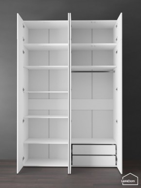 Шкаф с антресолью Linnea MHR-4POA-2 2450х1600х510 (Белый-М 11.1.2) в Невьянске - nevyansk.mebel24.online | фото 5