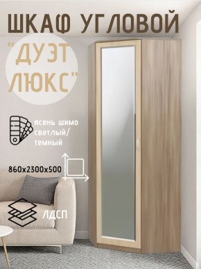 Шкаф угловой Дуэт Люкс с зеркалом в Невьянске - nevyansk.mebel24.online | фото 3