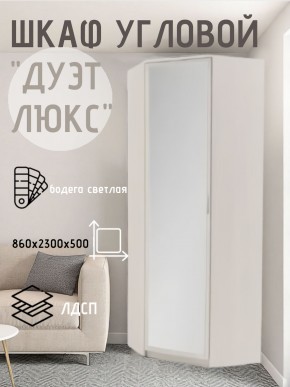 Шкаф угловой Дуэт Люкс с зеркалом в Невьянске - nevyansk.mebel24.online | фото 6