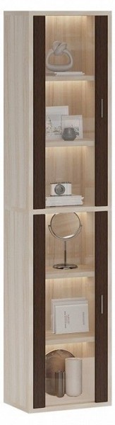 Шкаф-витрина Домино СУ(ш1в2)+2ФС в Невьянске - nevyansk.mebel24.online | фото 2