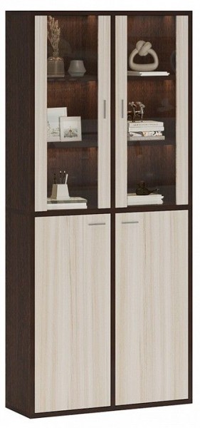 Шкаф-витрина Домино СУ(ш2в2)+2ФС+2ФГ в Невьянске - nevyansk.mebel24.online | фото 2
