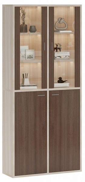 Шкаф-витрина Домино СУ(ш2в2)+2ФС+2ФГ в Невьянске - nevyansk.mebel24.online | фото 2
