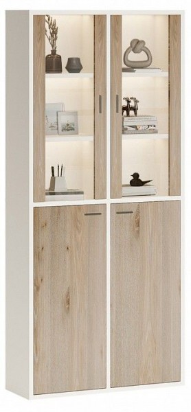 Шкаф-витрина Домино СУ(ш2в2)+2ФС+2ФГ в Невьянске - nevyansk.mebel24.online | фото 3