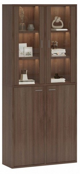Шкаф-витрина Домино СУ(ш2в2)+2ФС+2ФГ в Невьянске - nevyansk.mebel24.online | фото 2