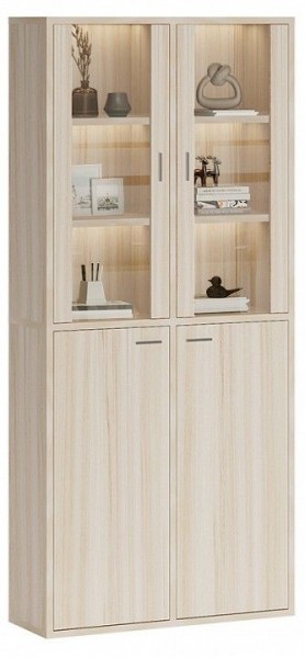 Шкаф-витрина Домино СУ(ш2в2)+2ФС+2ФГ в Невьянске - nevyansk.mebel24.online | фото 2