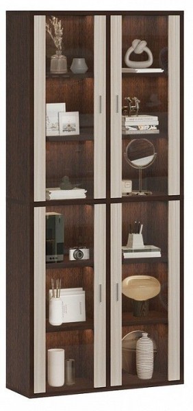 Шкаф-витрина Домино СУ(ш2в2)+4ФС в Невьянске - nevyansk.mebel24.online | фото 2